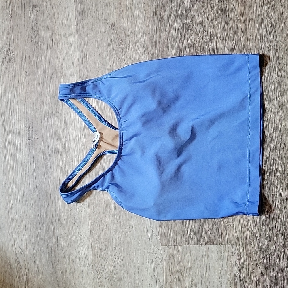 Danskin electric blue crop tank small